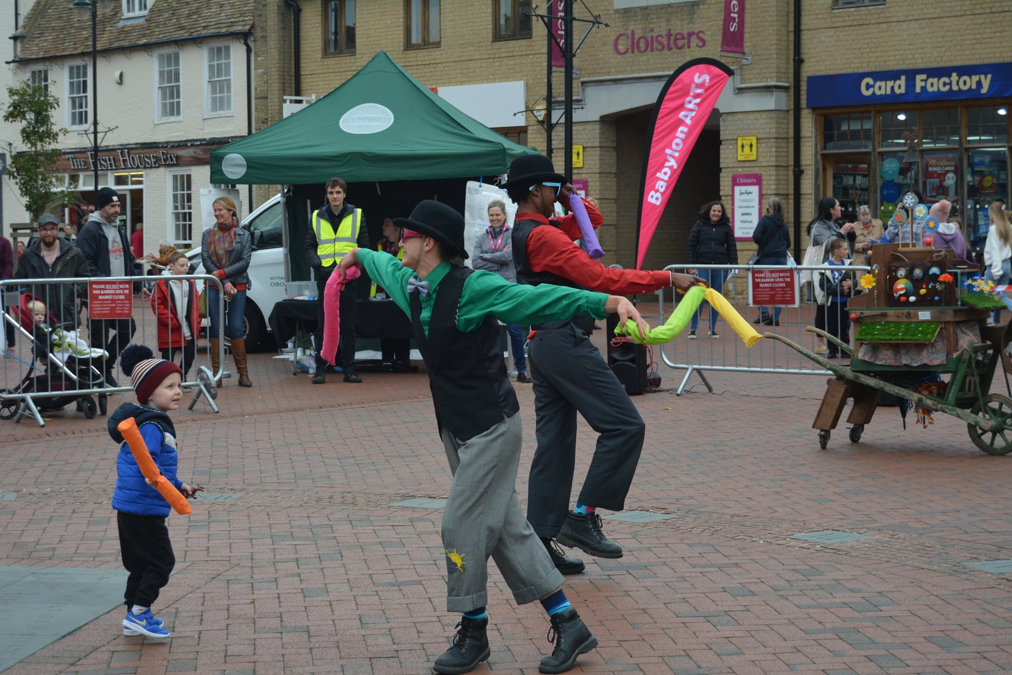 The Weather Machine dance performance at Ely Markets