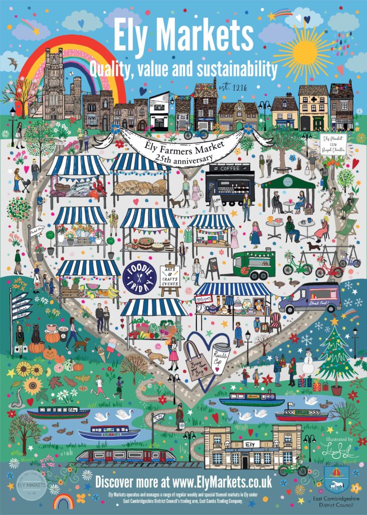 Ely Markets Calendar 2025 front